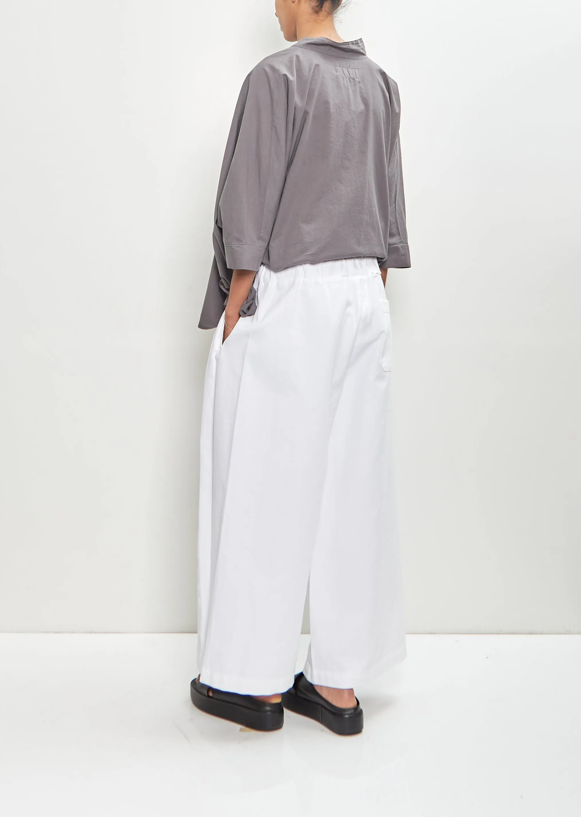 Cotton Storto Pant — White sold by La Garconne product image thumbnail 3