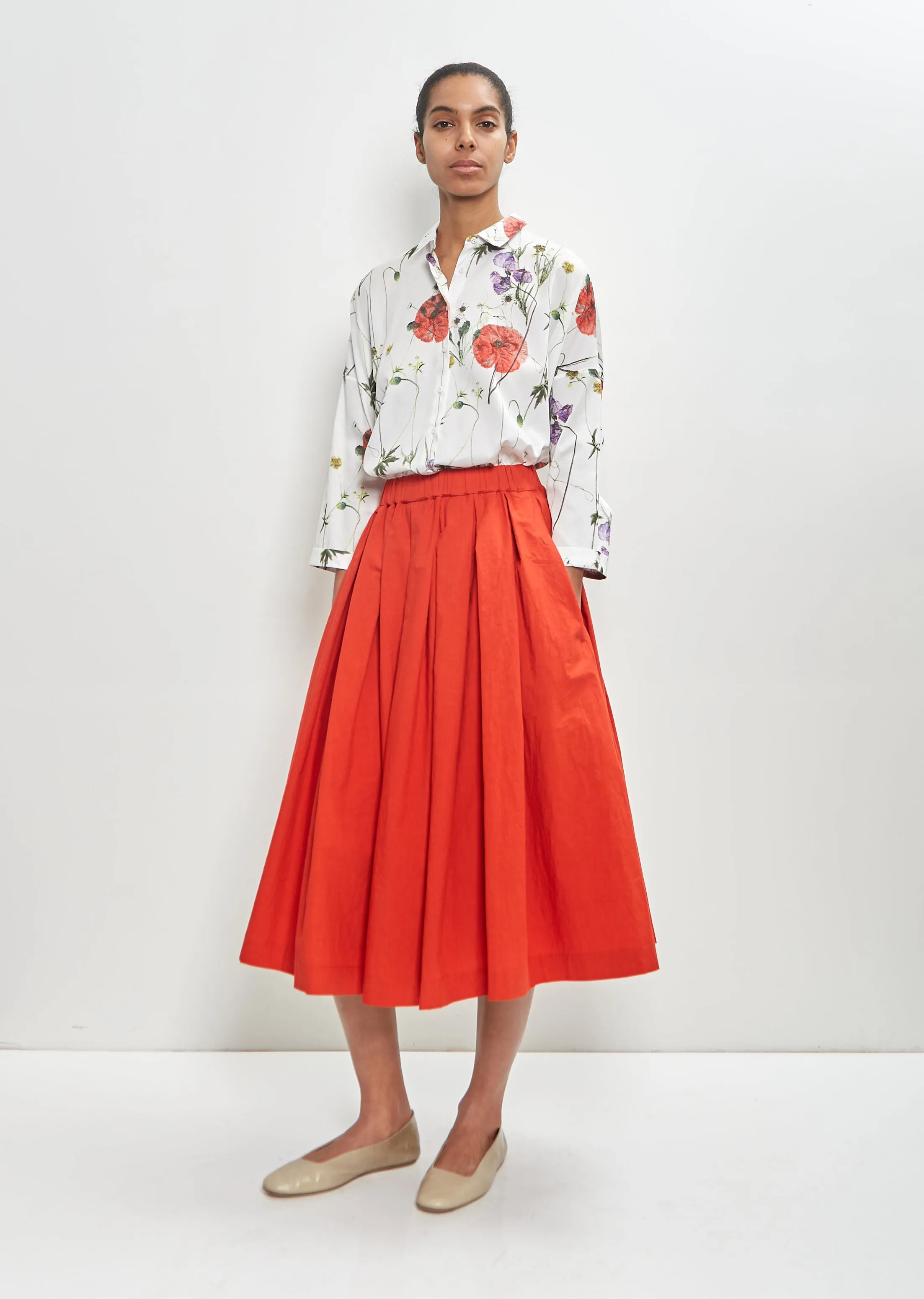 Cotton Poplin Solange Skirt sold by La Garconne product image thumbnail 4