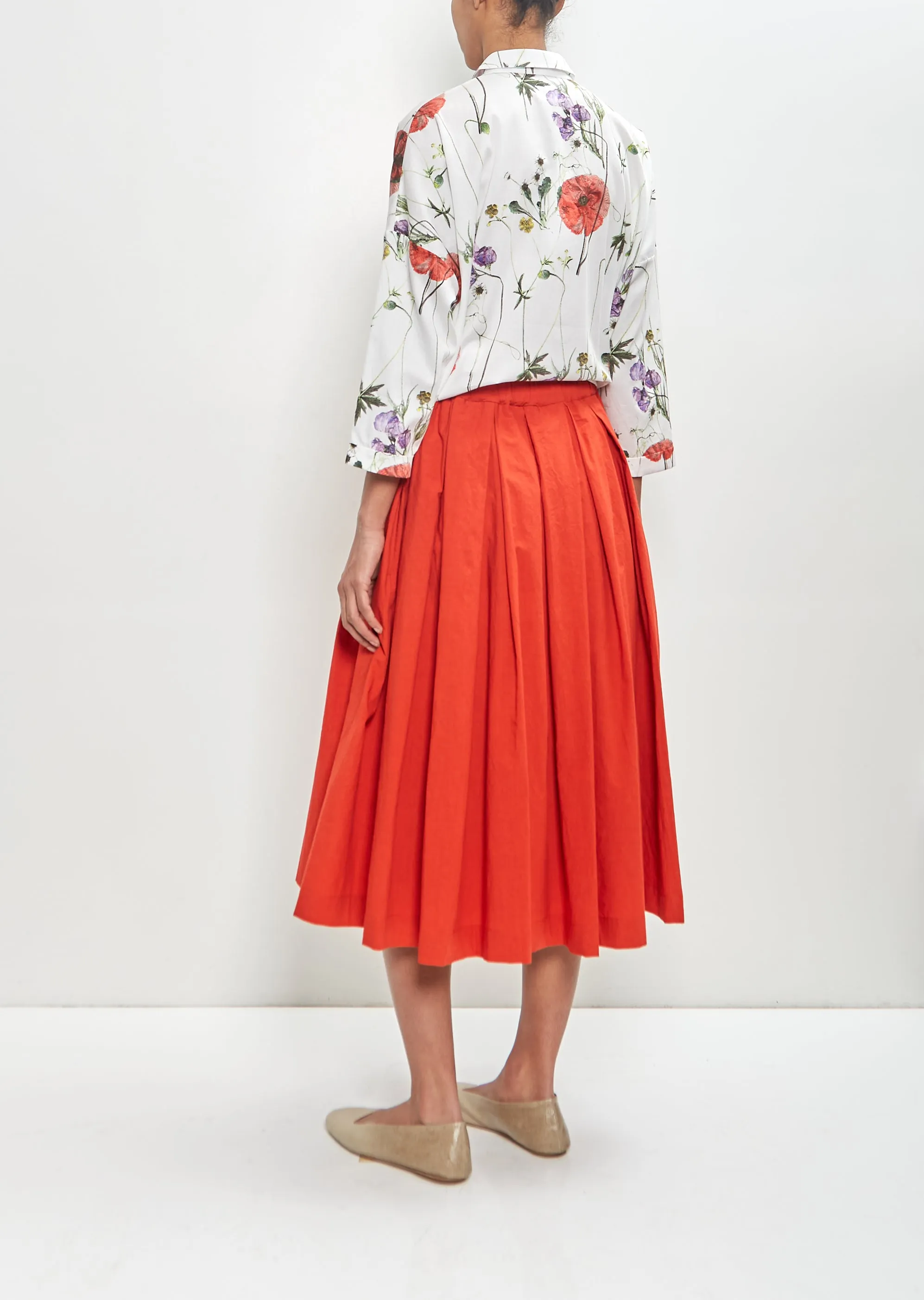 Cotton Poplin Solange Skirt sold by La Garconne product image thumbnail 3