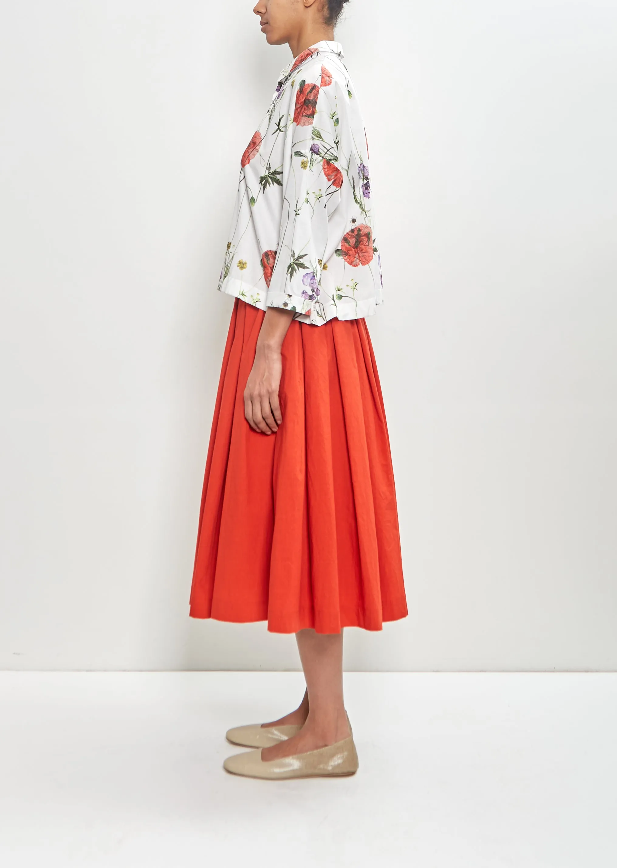 Cotton Poplin Solange Skirt sold by La Garconne product image thumbnail 2