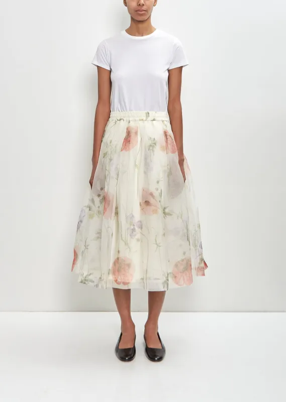 Silk Solange Skirt sold by La Garconne