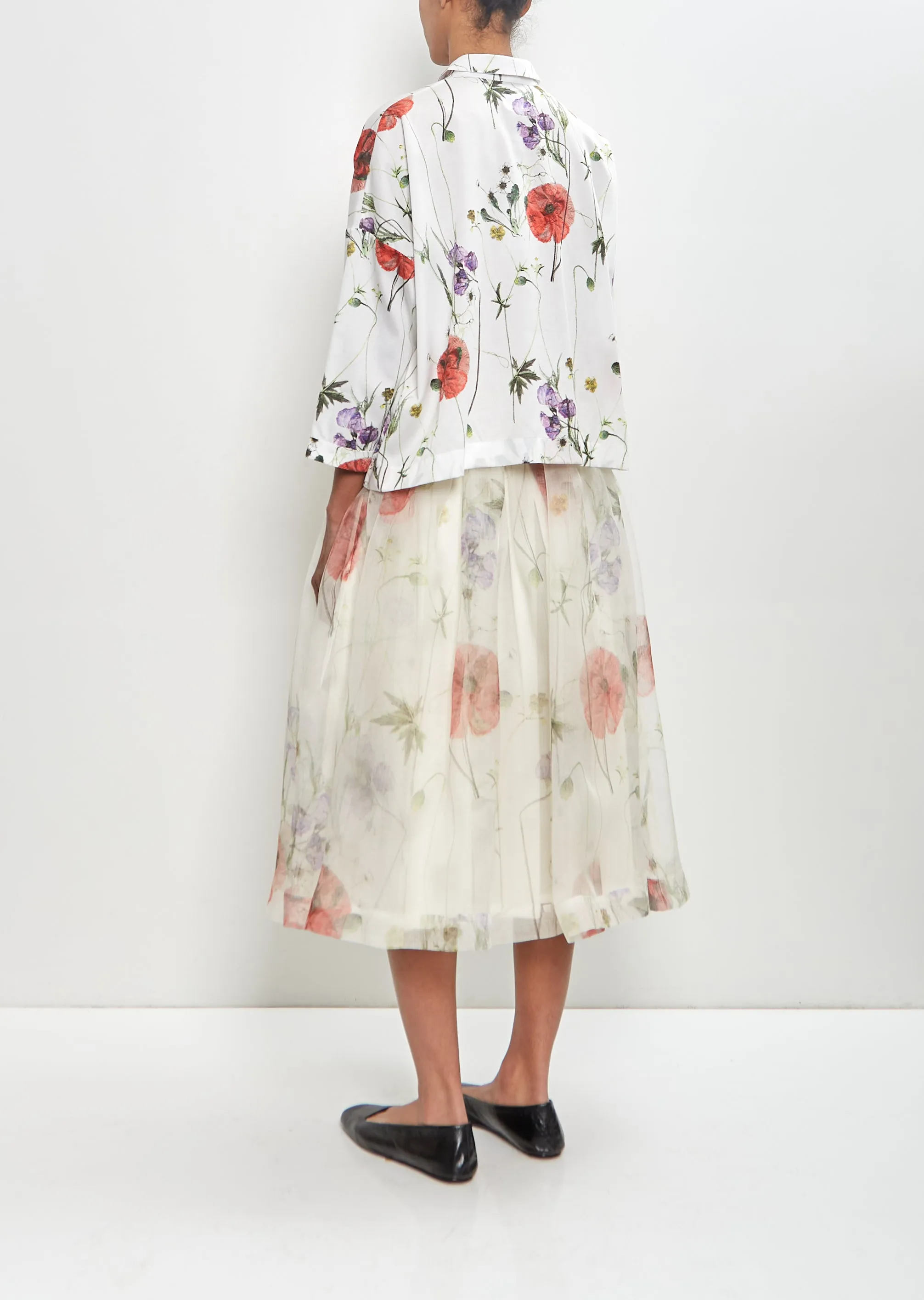 Cotton Brigitte Printed Shirt sold by La Garconne product image thumbnail 3