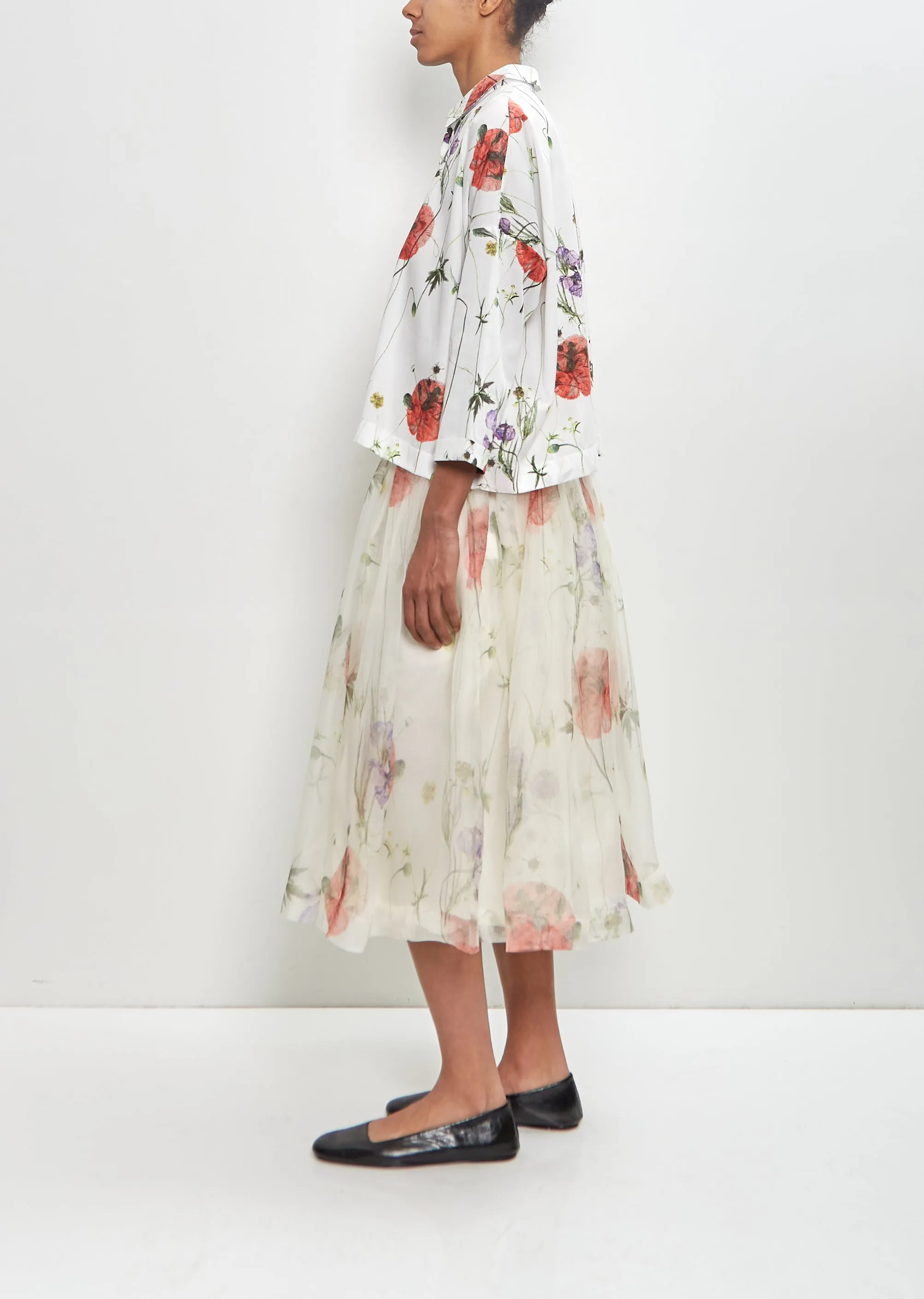 Cotton Brigitte Printed Shirt sold by La Garconne product image thumbnail 2