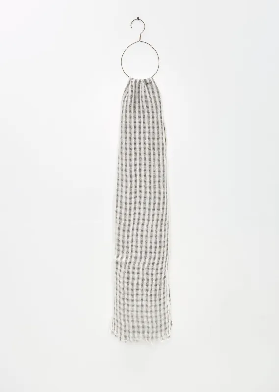 Cotton Flax Double Layered Scarf sold by La Garconne
