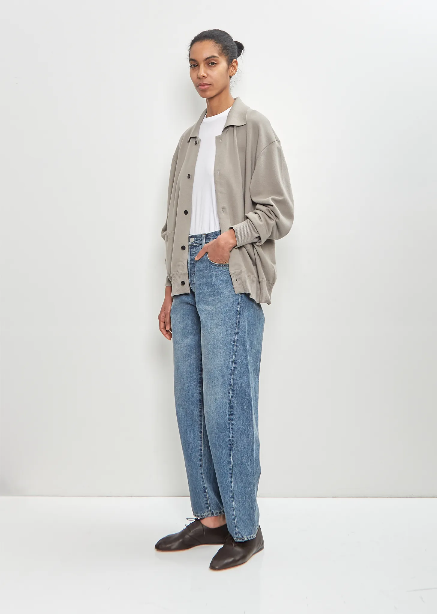 Twist Seam Vintage Denim Jeans — Indigo sold by La Garconne product image thumbnail 4