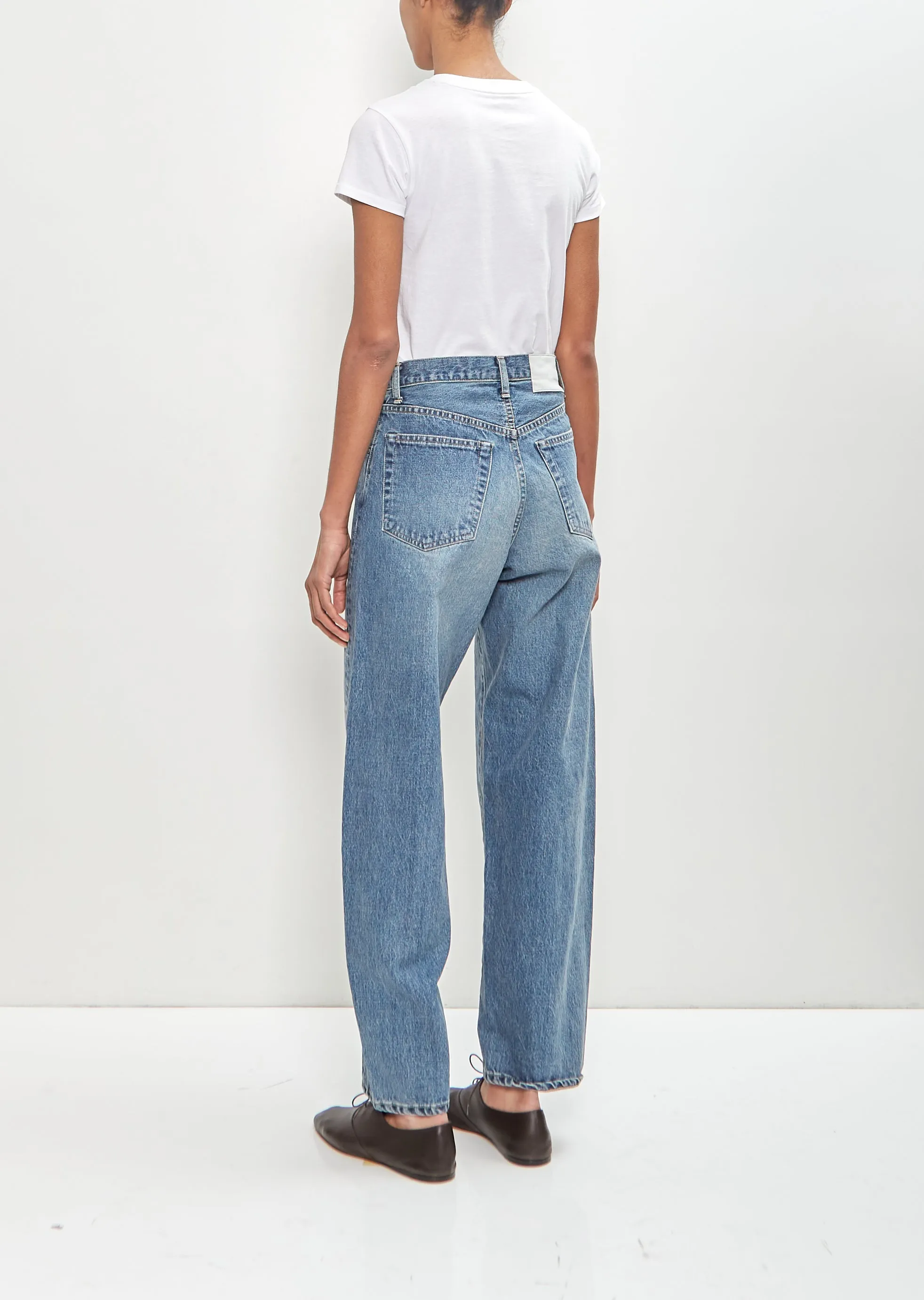 Twist Seam Vintage Denim Jeans — Indigo sold by La Garconne product image thumbnail 3