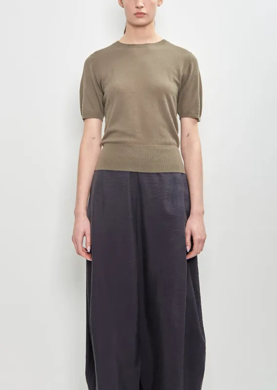 Merino Wool Cashmere n°416 Noor Sweater — Army sold by La Garconne