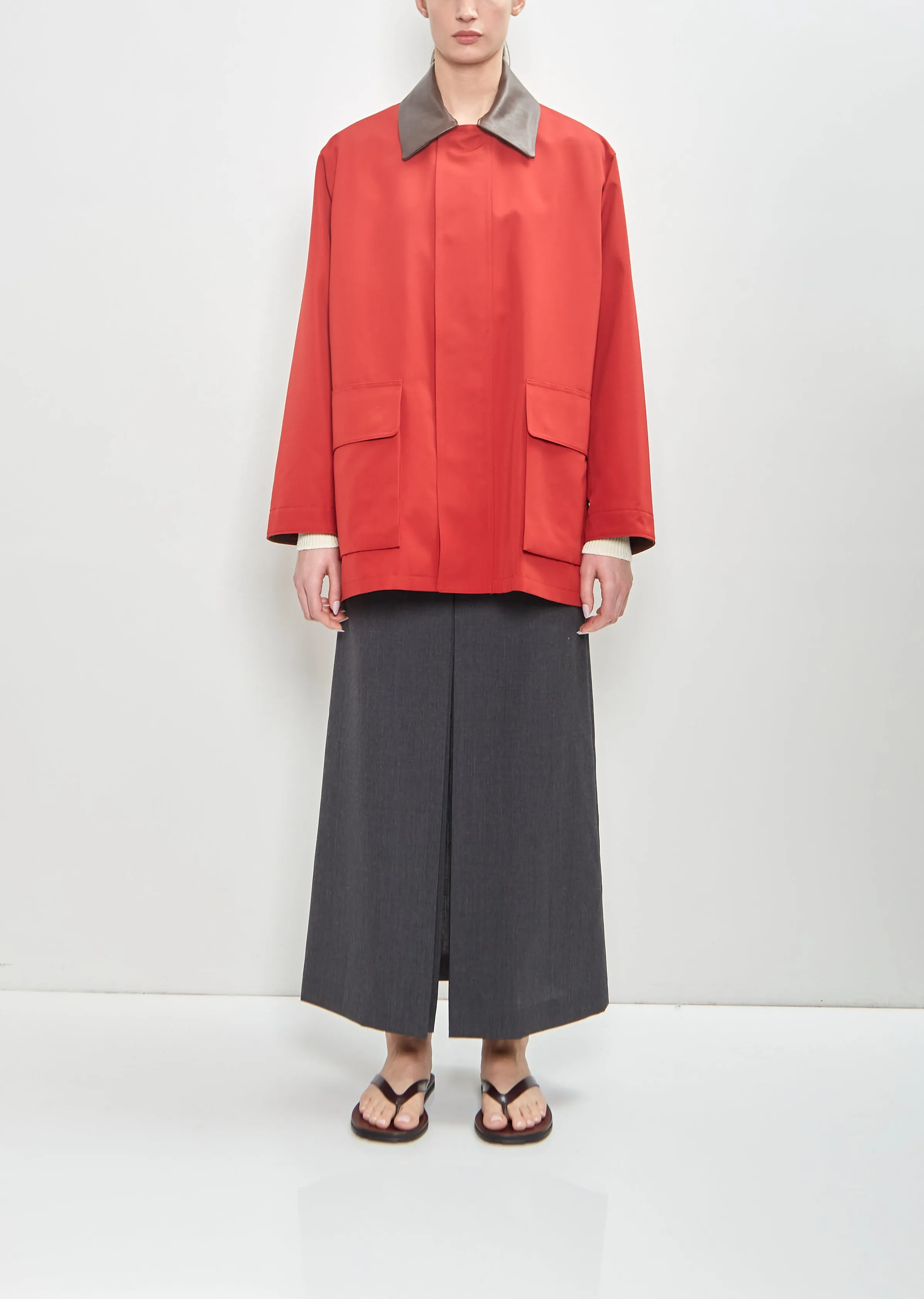 Wool Max Canvas Blouson — Red sold by La Garconne product image thumbnail 5