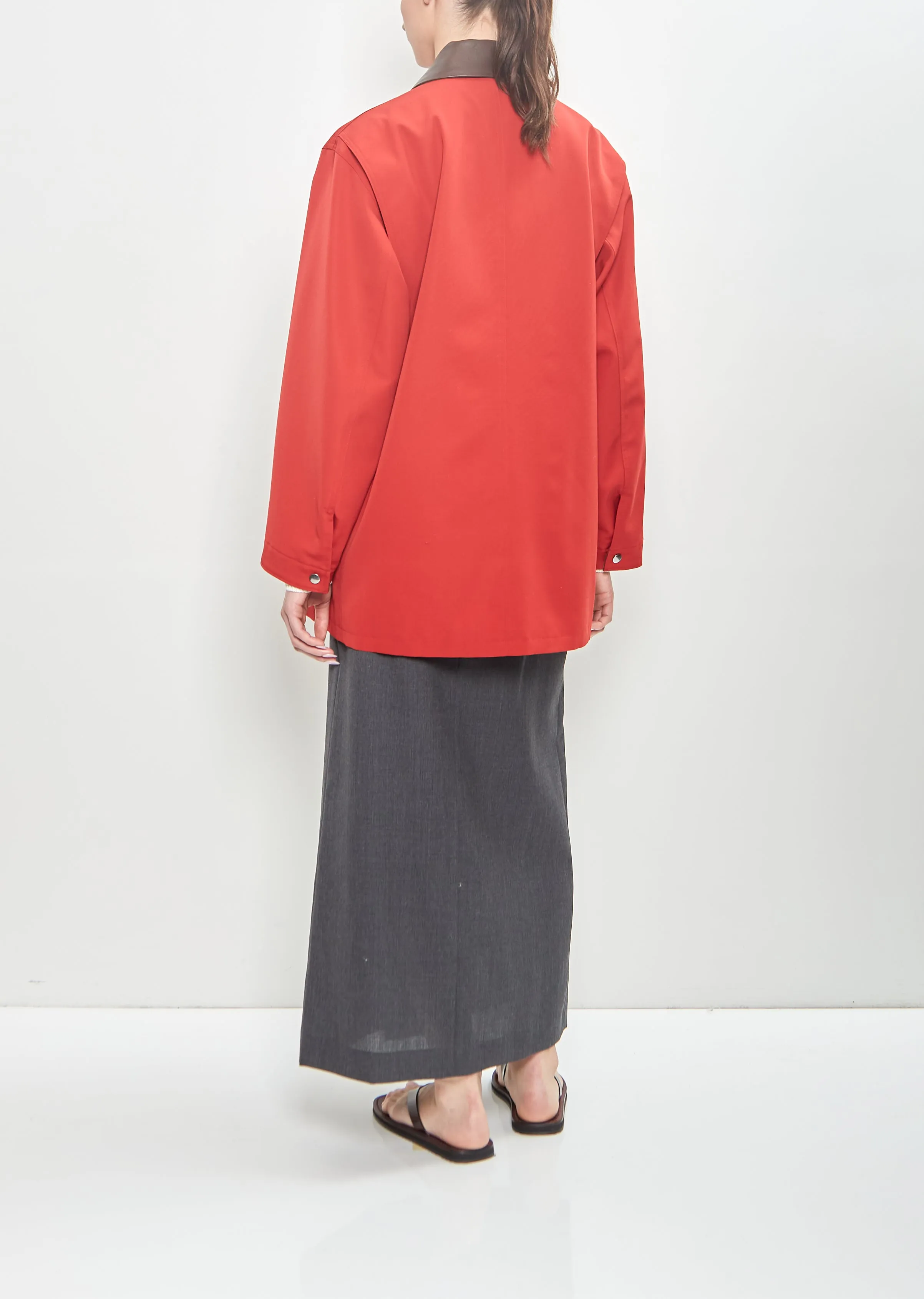 Wool Max Canvas Blouson — Red sold by La Garconne product image thumbnail 3