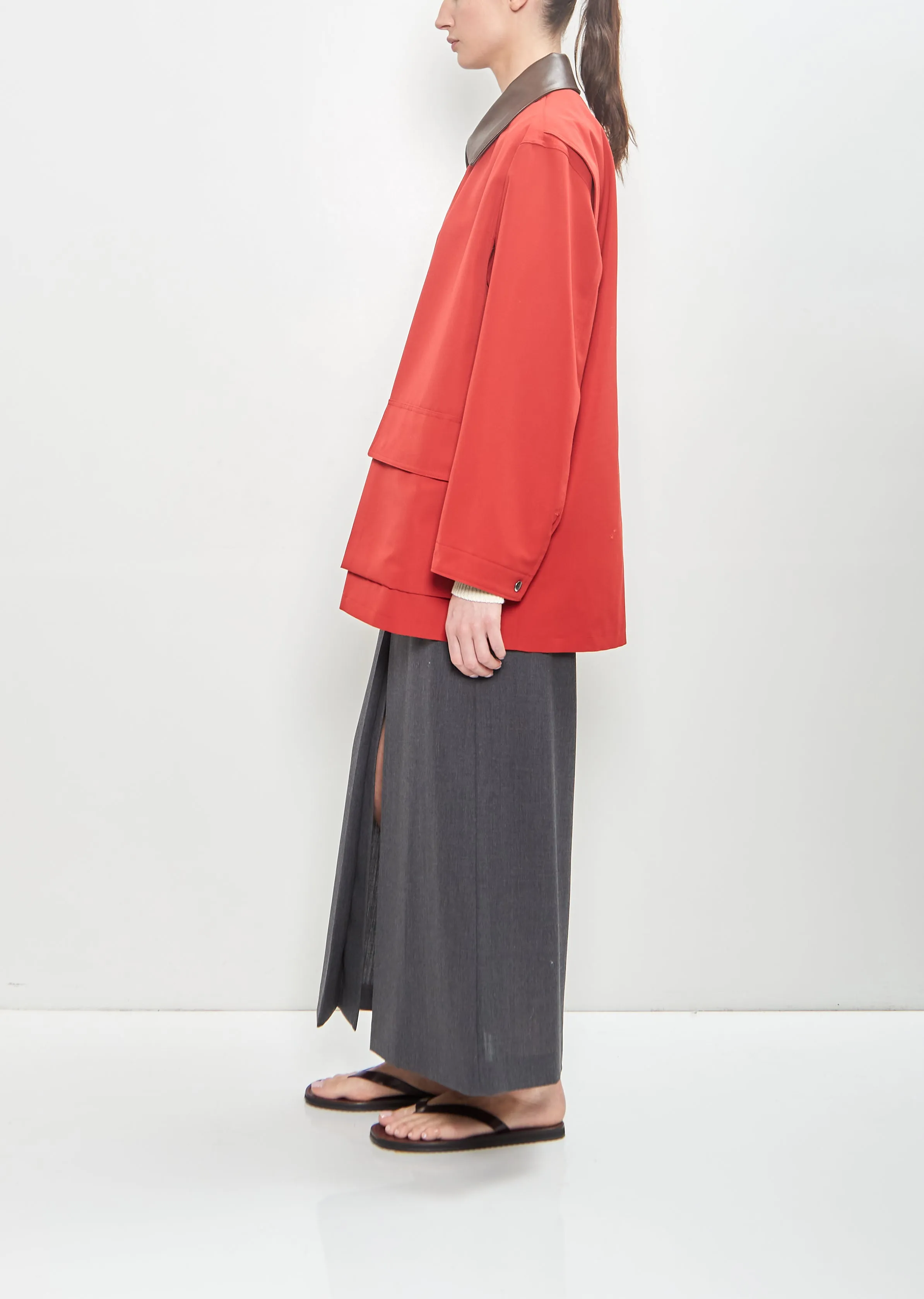 Wool Max Canvas Blouson — Red sold by La Garconne product image thumbnail 2