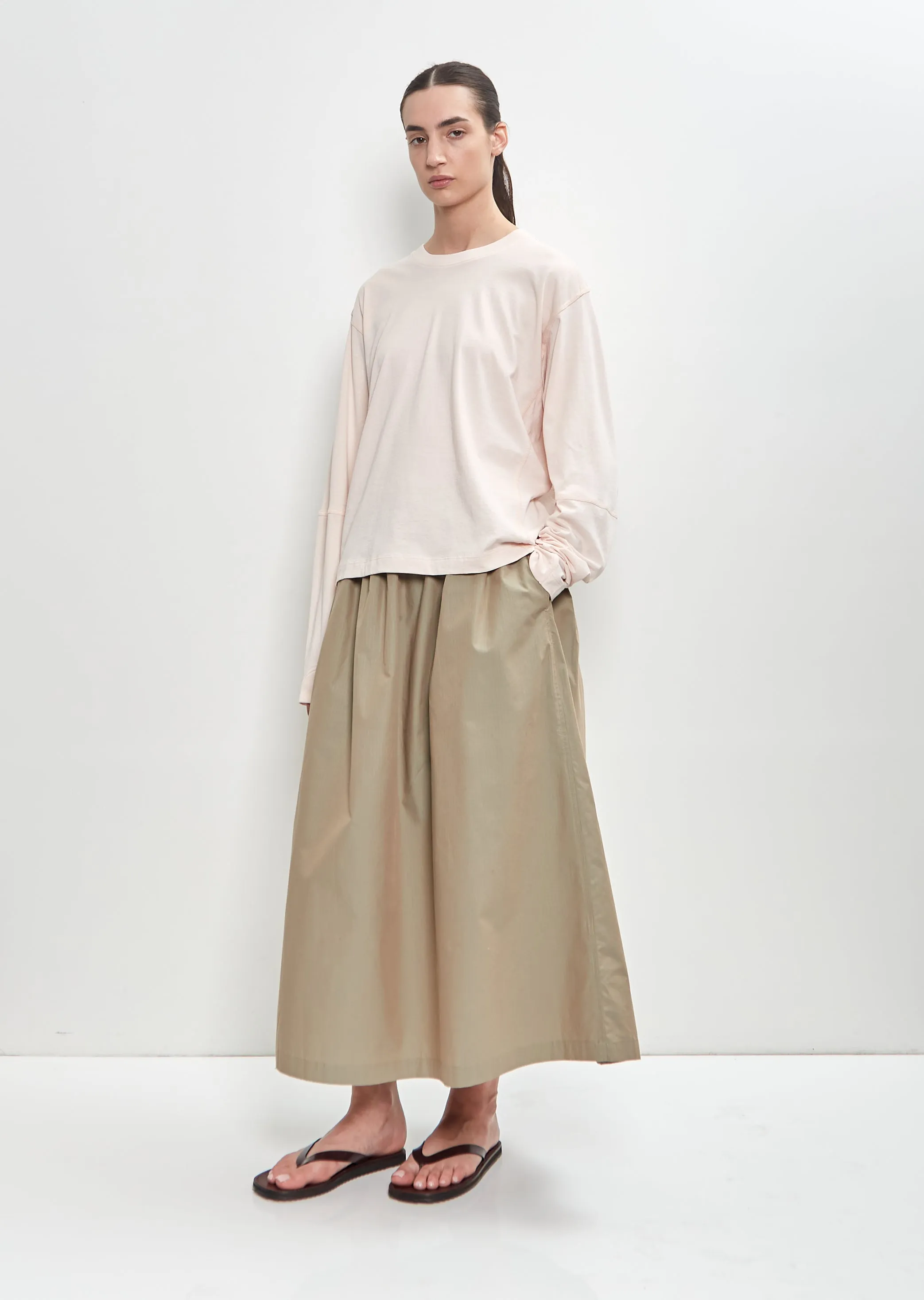 Coverstitch Long Sleeve T-Shirt — Quartz sold by La Garconne product image thumbnail 4