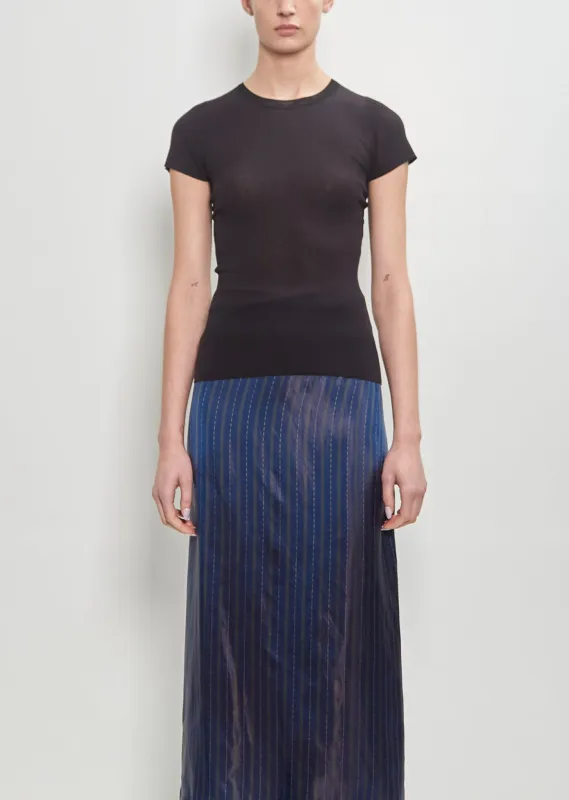 Tencel Silk Hierloom Tee sold by La Garconne