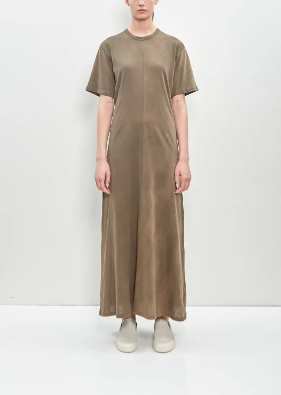Organic Cotton Sunbleached Draped Dress sold by La Garconne