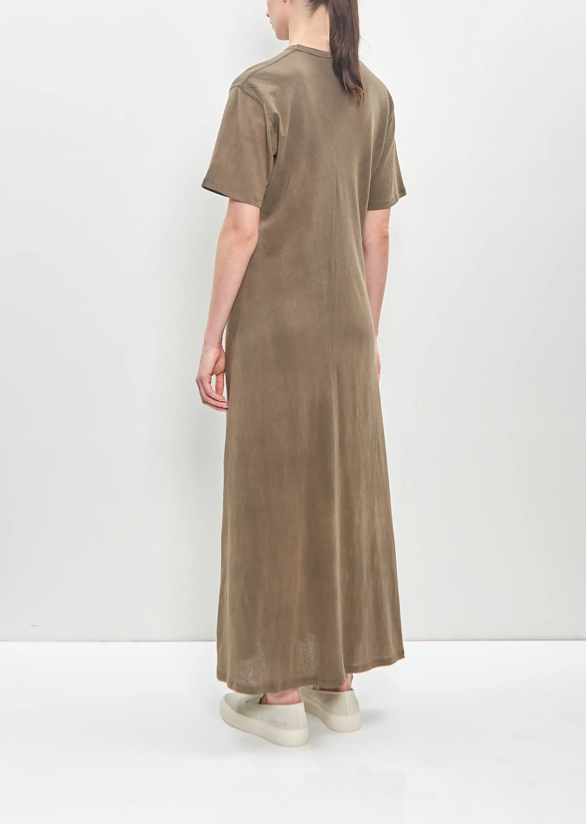 Organic Cotton Sunbleached Draped Dress sold by La Garconne product image thumbnail 3