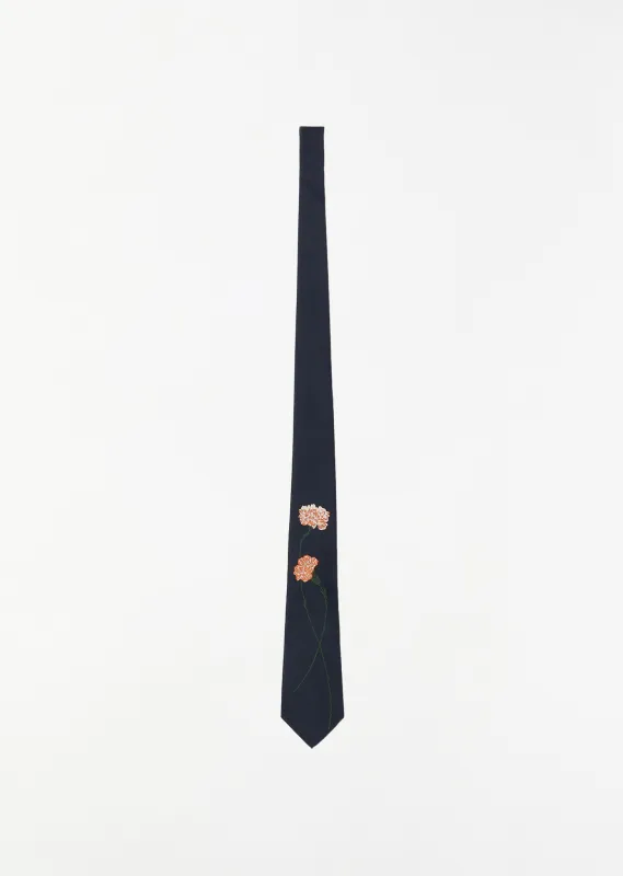 Derby Tie — Navy sold by La Garconne