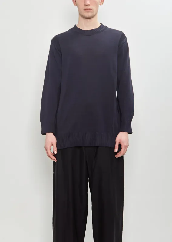 Back Panel LS Sweater sold by La Garconne