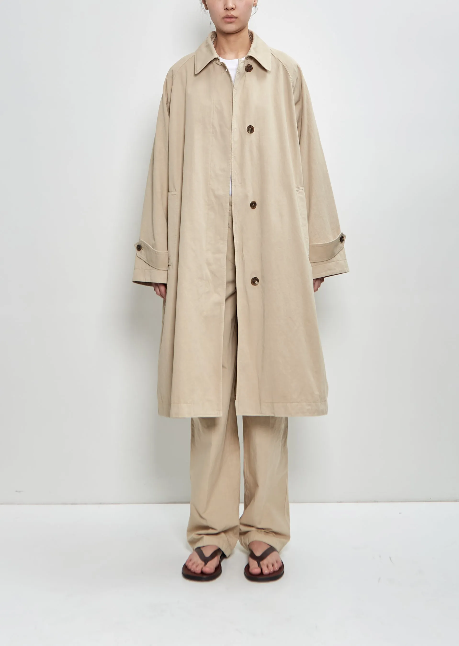 Cotton Linen Tavishina Coat sold by La Garconne