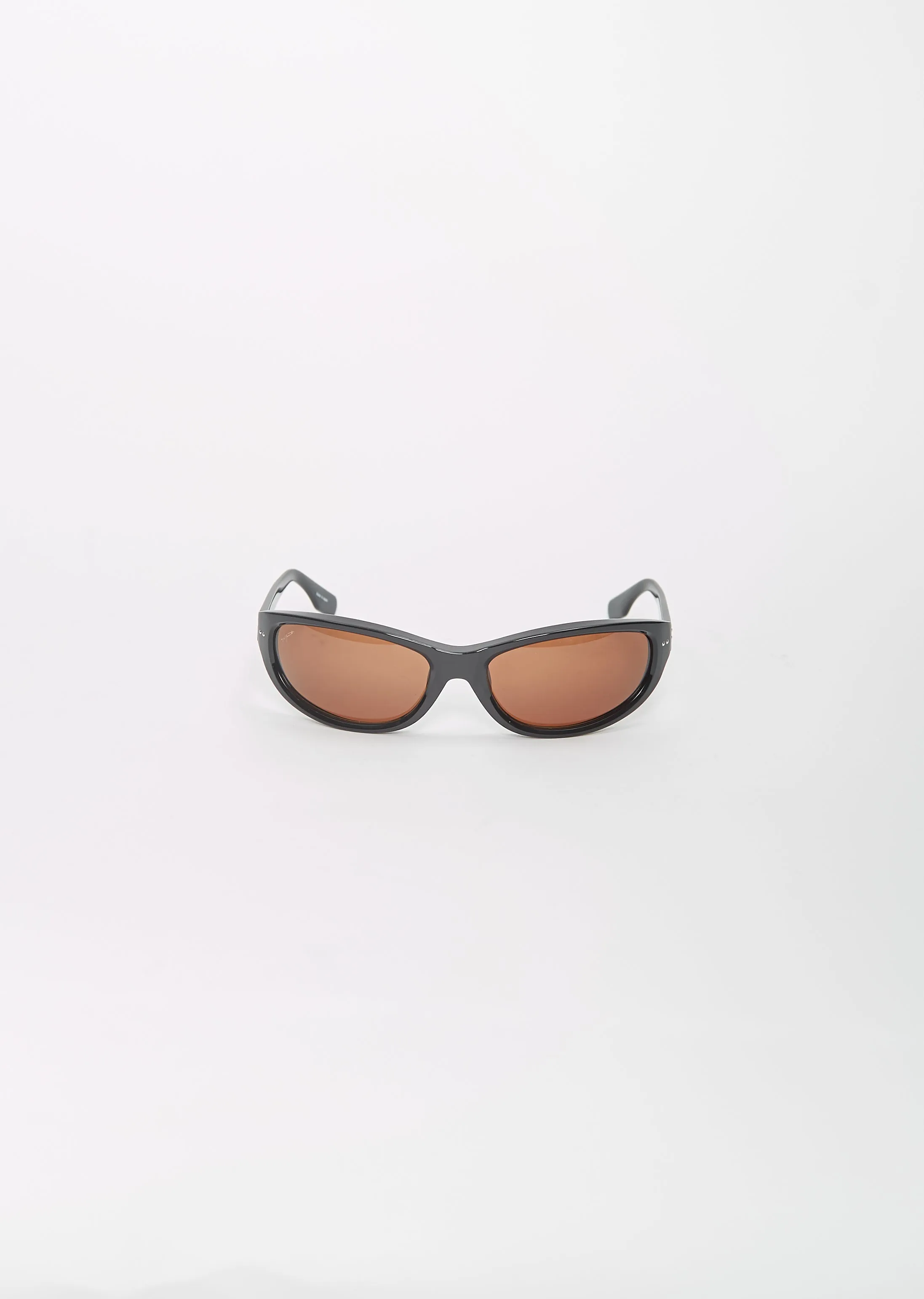 8 Curve Sunglasses — Brown sold by La Garconne
