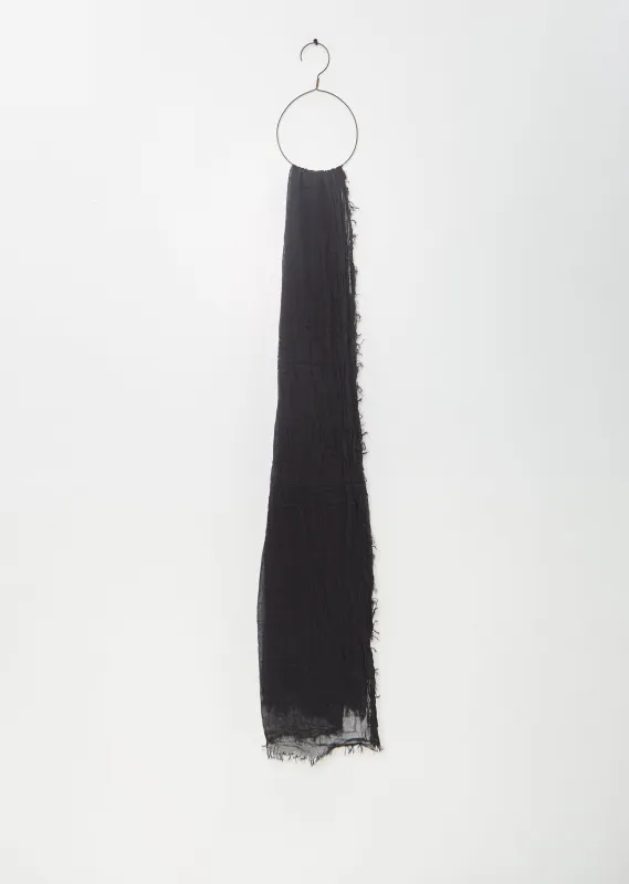 Shrink Stole — Black sold by La Garconne