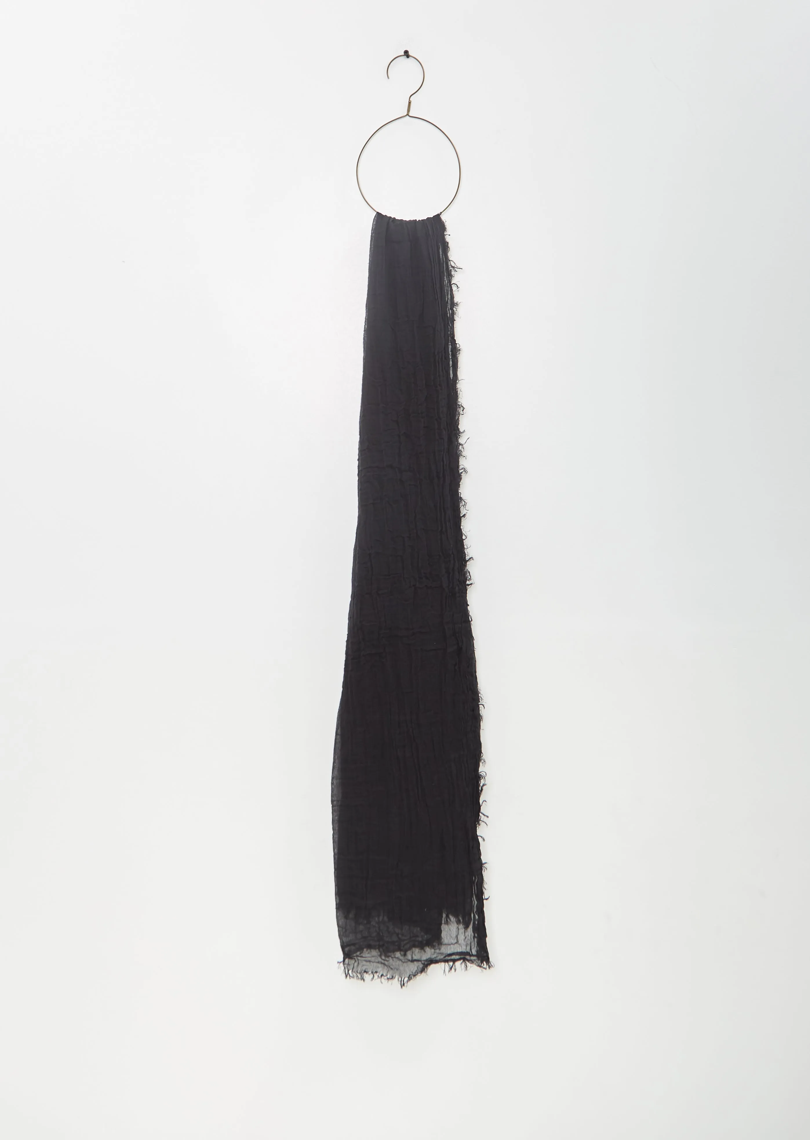 Shrink Stole — Black sold by La Garconne