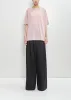 Cotton Hatro Short Sleeve T-Shirt — Light Pink sold by La Garconne