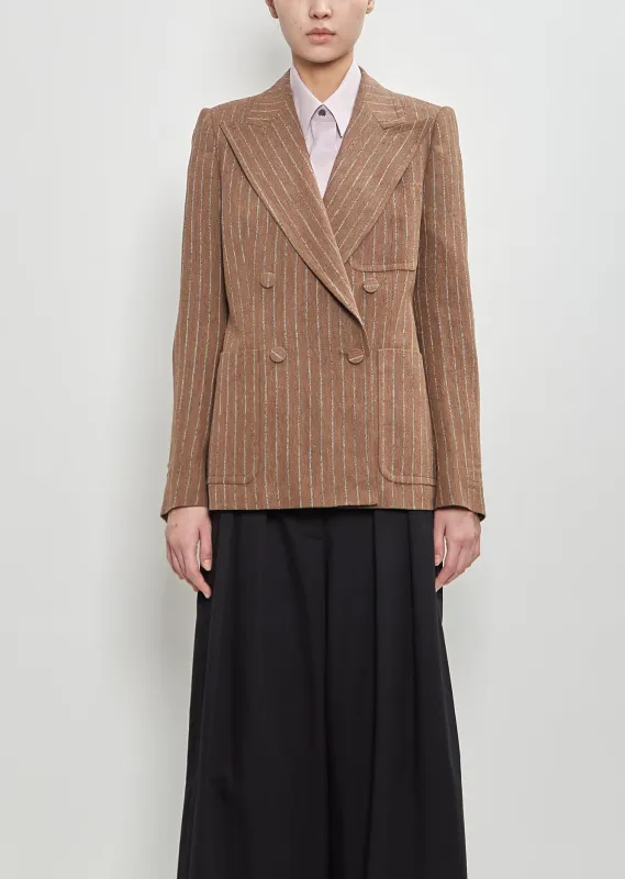 Linen Beau Jacket sold by La Garconne