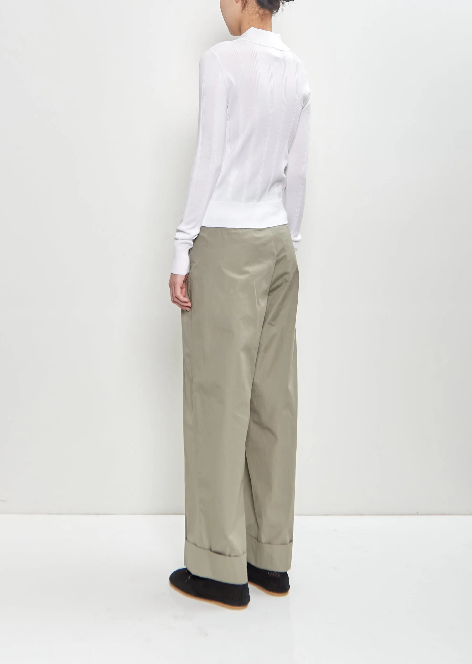 Cotton Touria Long Sleeve Polo sold by La Garconne product image thumbnail 3