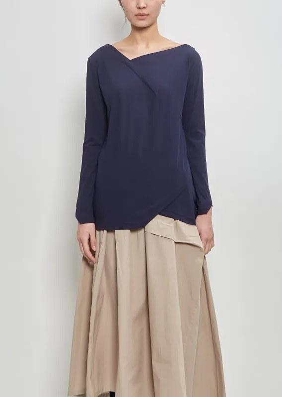 Cotton Tuck Detail Tee sold by La Garconne