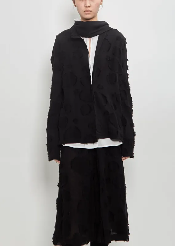 Cotton Draped Jacket sold by La Garconne