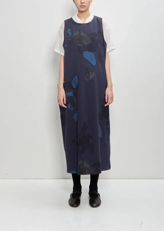 Cotton Flax Sleeveless Right Pocket Dress sold by La Garconne