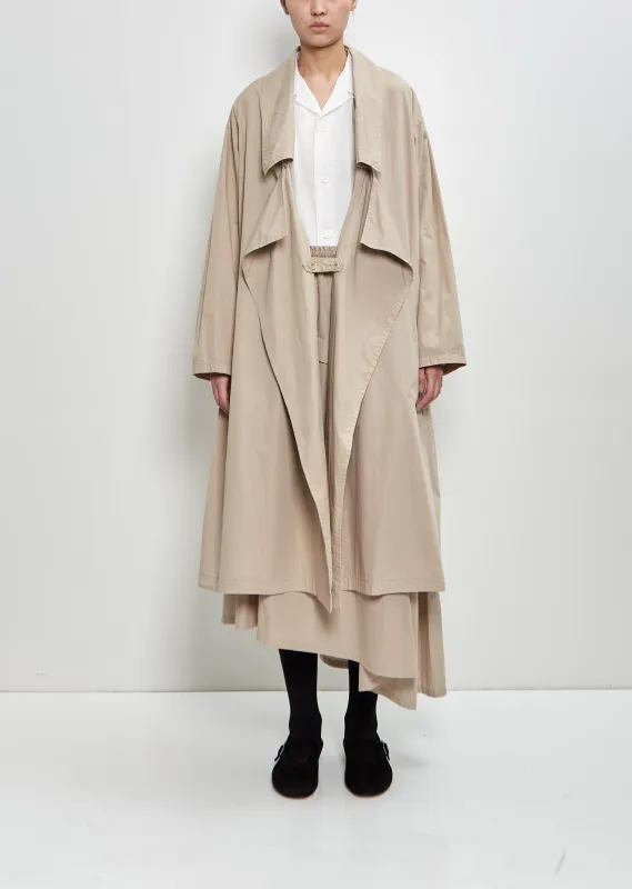 Cotton Big Collar Coat sold by La Garconne