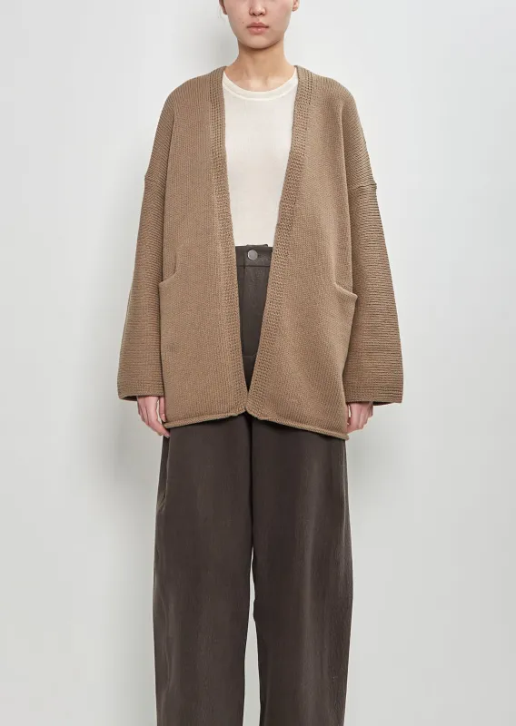 Pima Cotton Open Cardigan sold by La Garconne