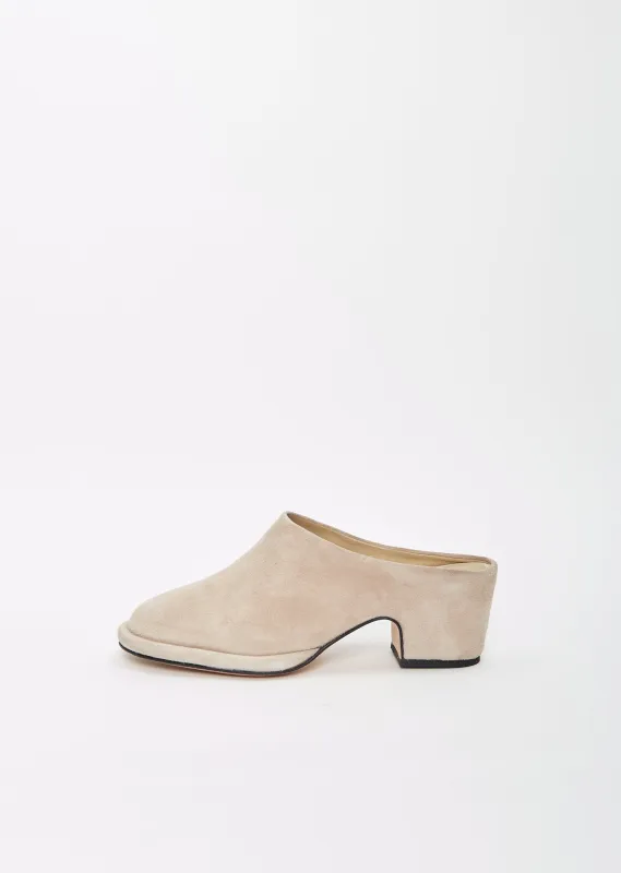 Suede Arch Mule made by Lauren Manoogian