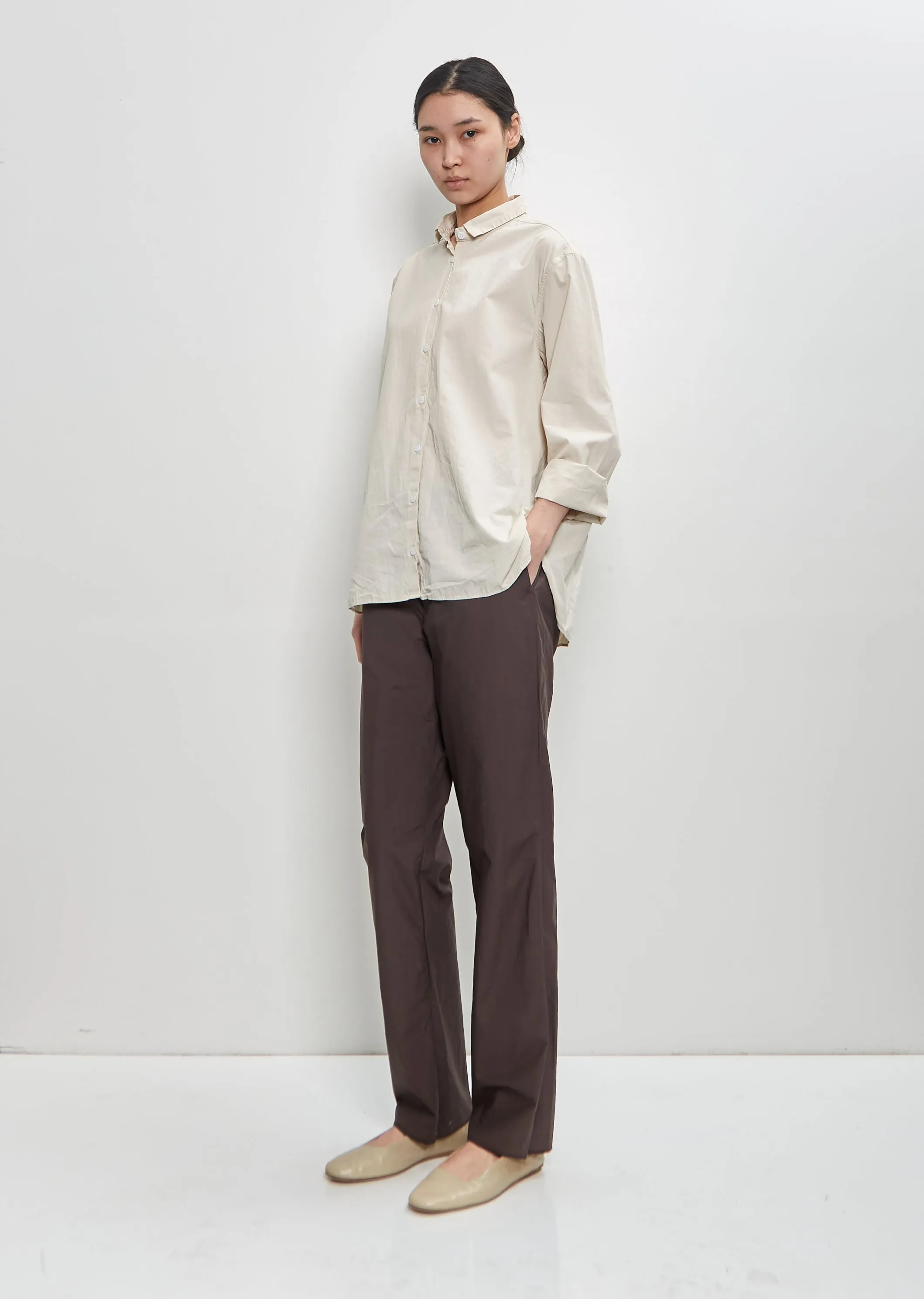 Cotton Loose Tyrol Shirt sold by La Garconne product image thumbnail 5