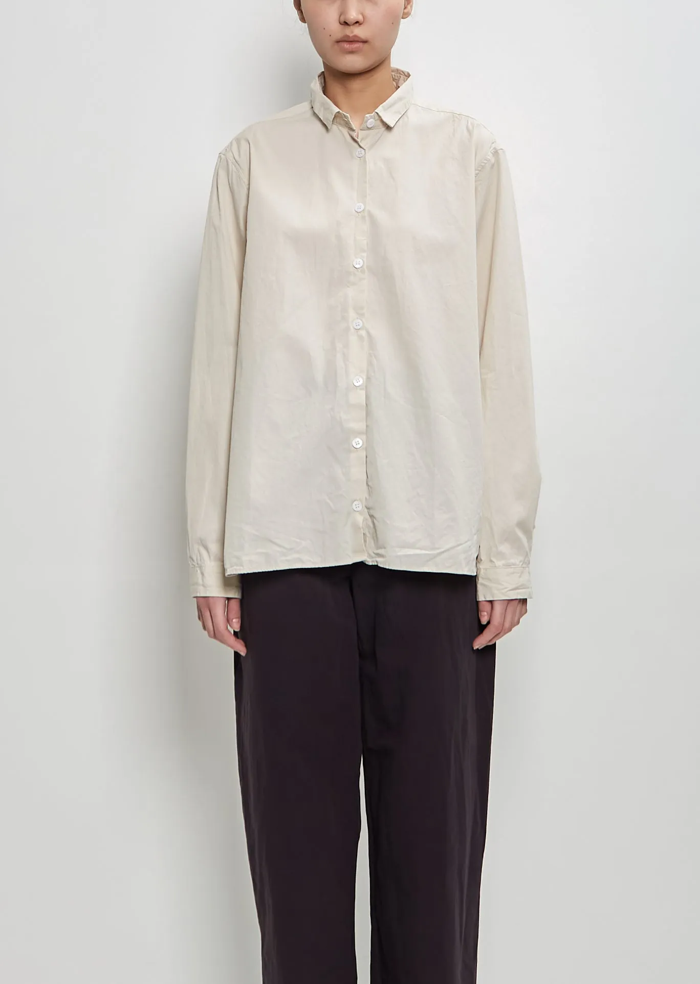 Cotton Loose Tyrol Shirt sold by La Garconne