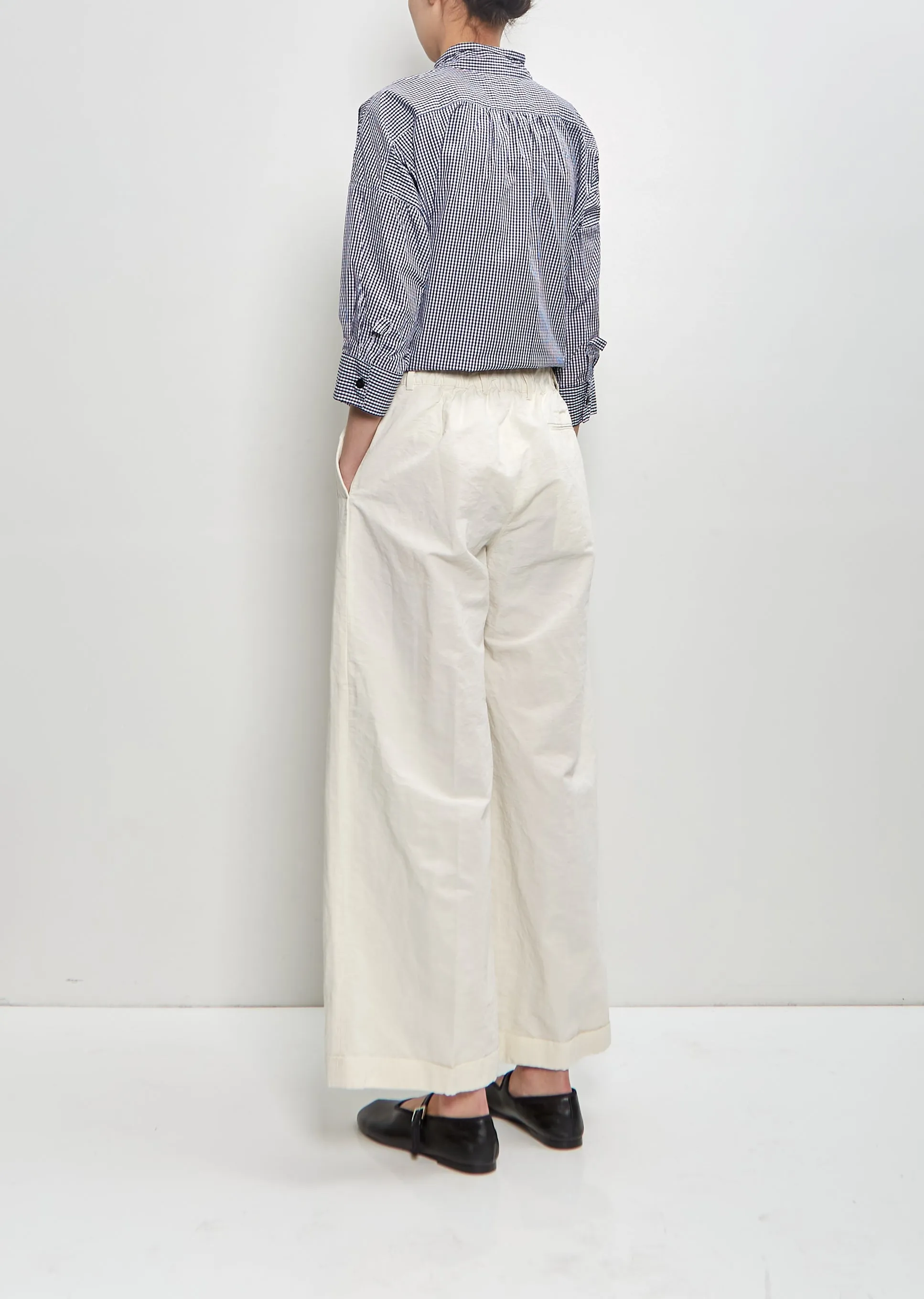 Cotton Linen Wendy Pants — Off White sold by La Garconne product image thumbnail 3