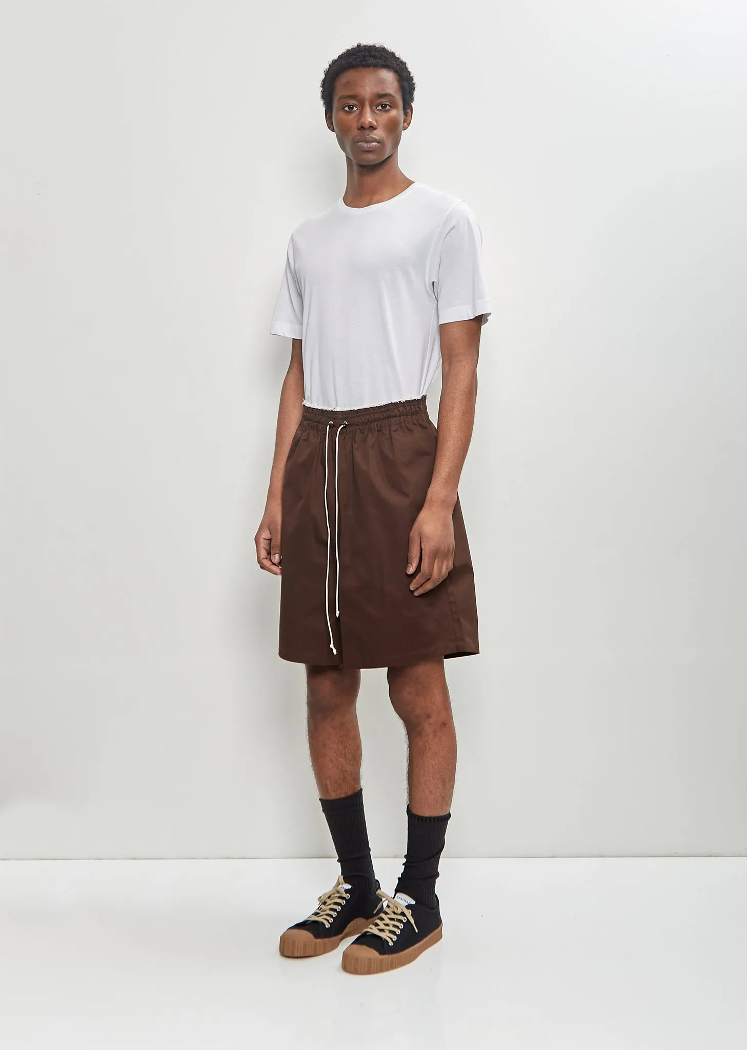 Knee Shorts — Brown sold by La Garconne product image thumbnail 4