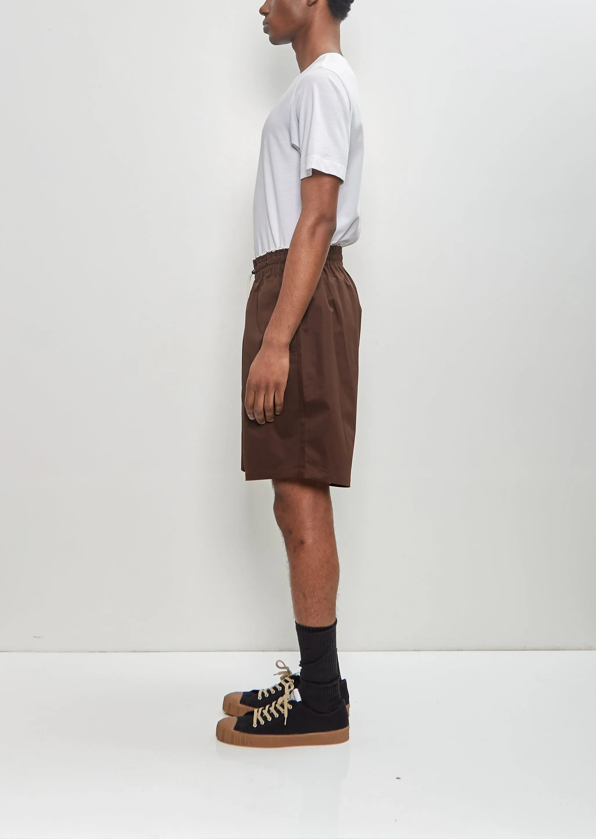 Knee Shorts — Brown sold by La Garconne product image thumbnail 2
