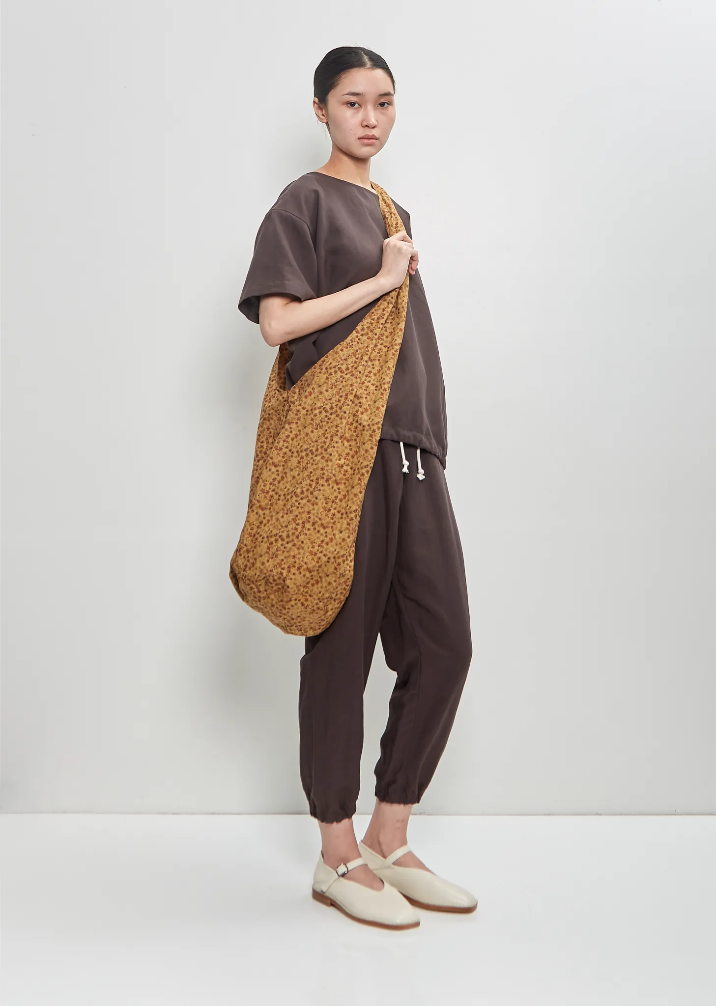 Organic Cotton Bibi Bag — Bronze Floral sold by La Garconne product image thumbnail 3