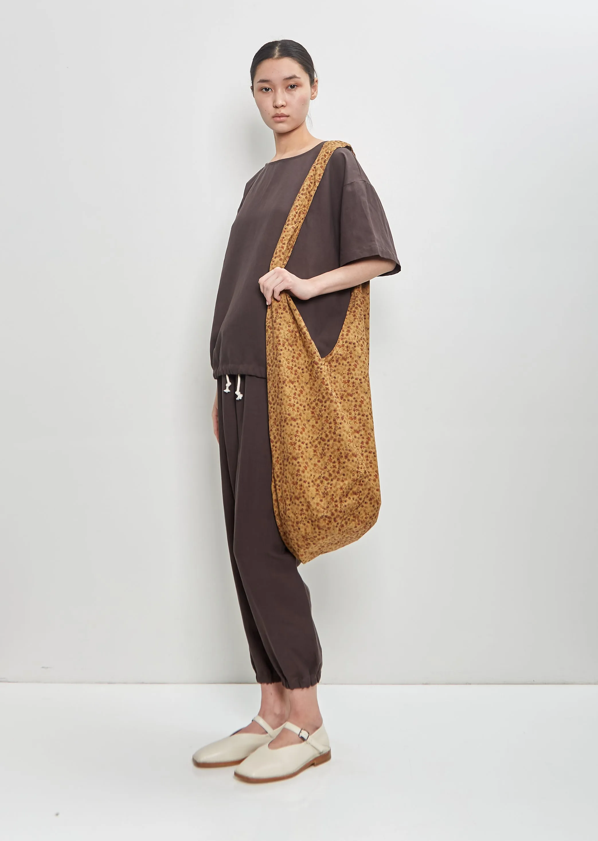 Organic Cotton Bibi Bag — Bronze Floral sold by La Garconne product image thumbnail 2