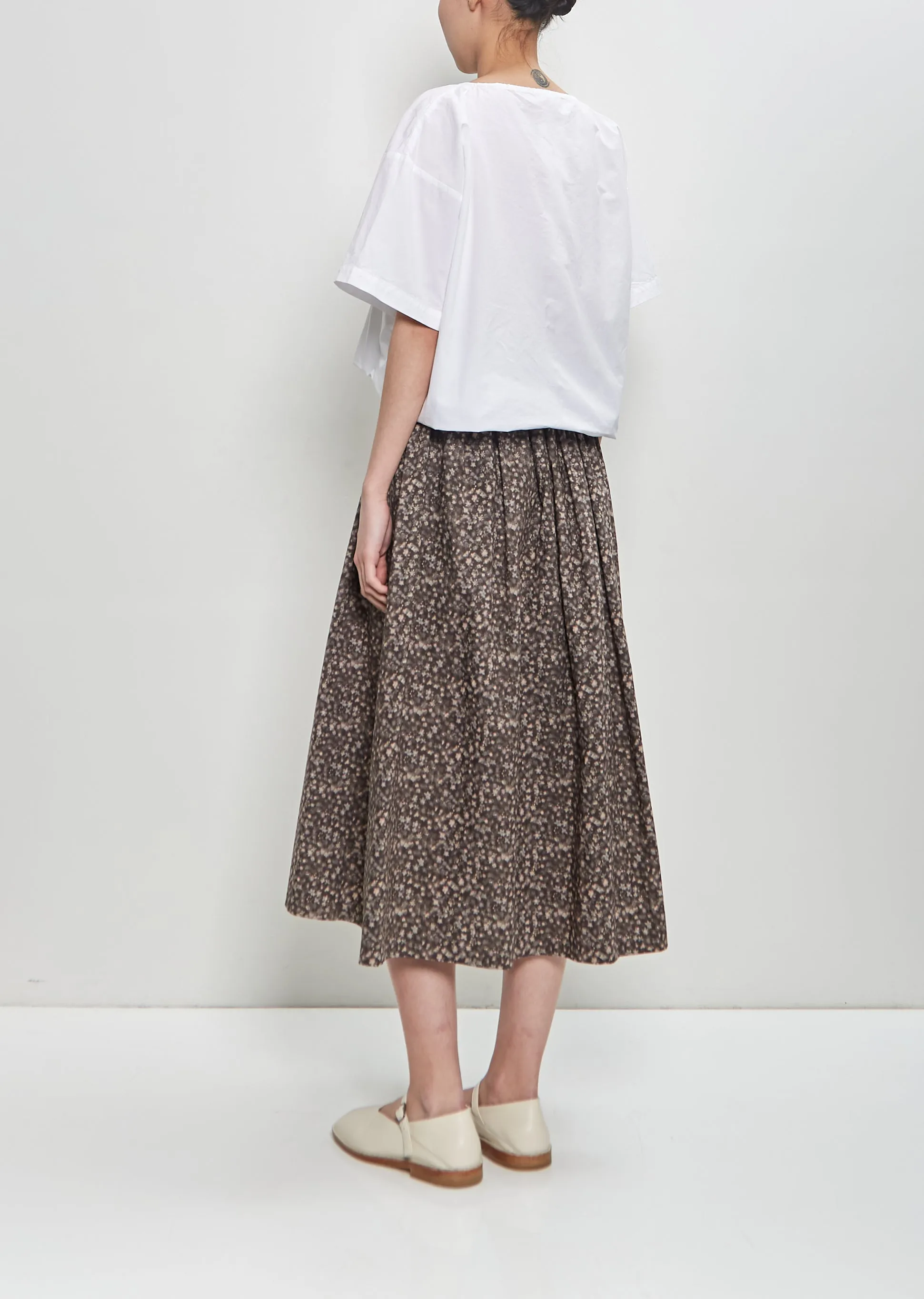 Skye Skirt — Charcoal Floral sold by La Garconne product image thumbnail 3