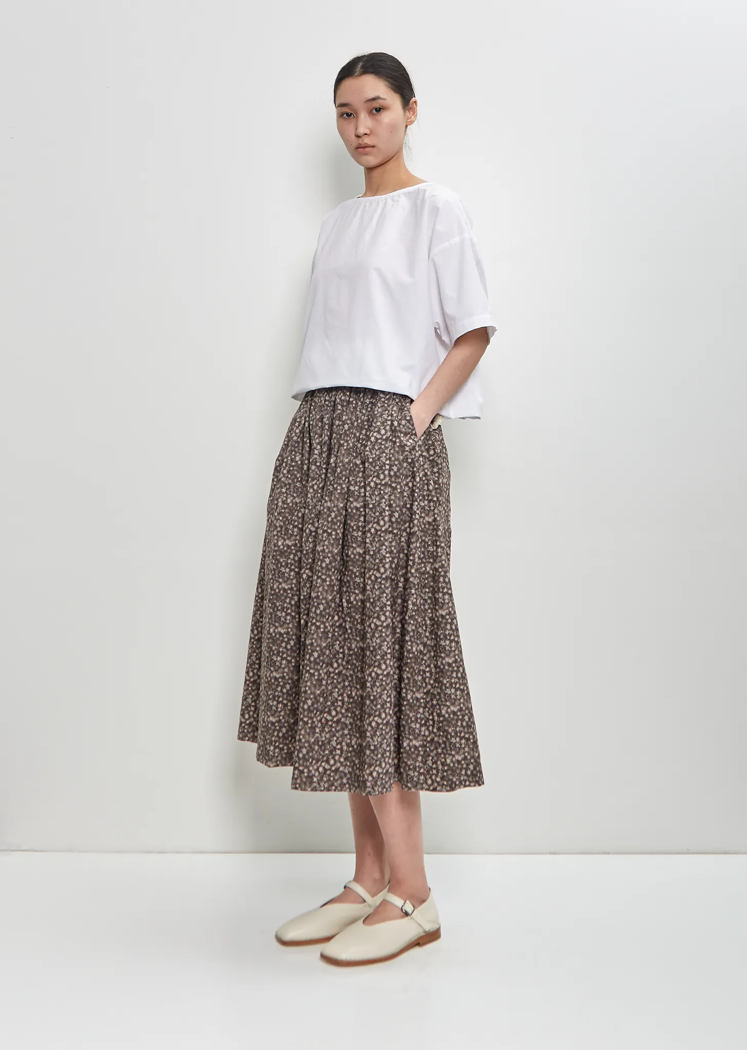 Skye Skirt — Charcoal Floral sold by La Garconne product image thumbnail 4