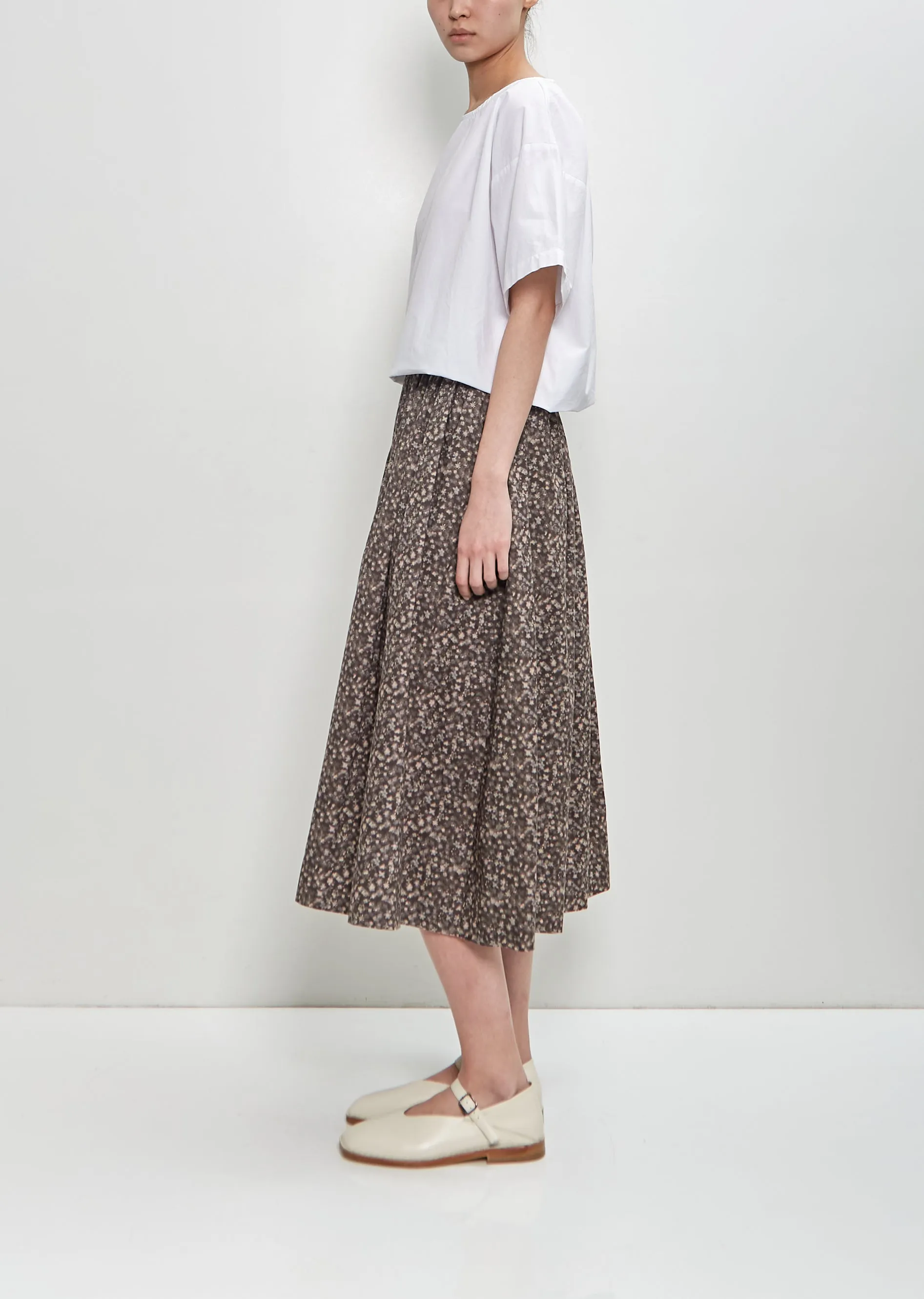 Skye Skirt — Charcoal Floral sold by La Garconne product image thumbnail 2