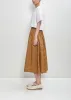 Organic Cotton Skye Skirt — Bronze Floral sold by La Garconne