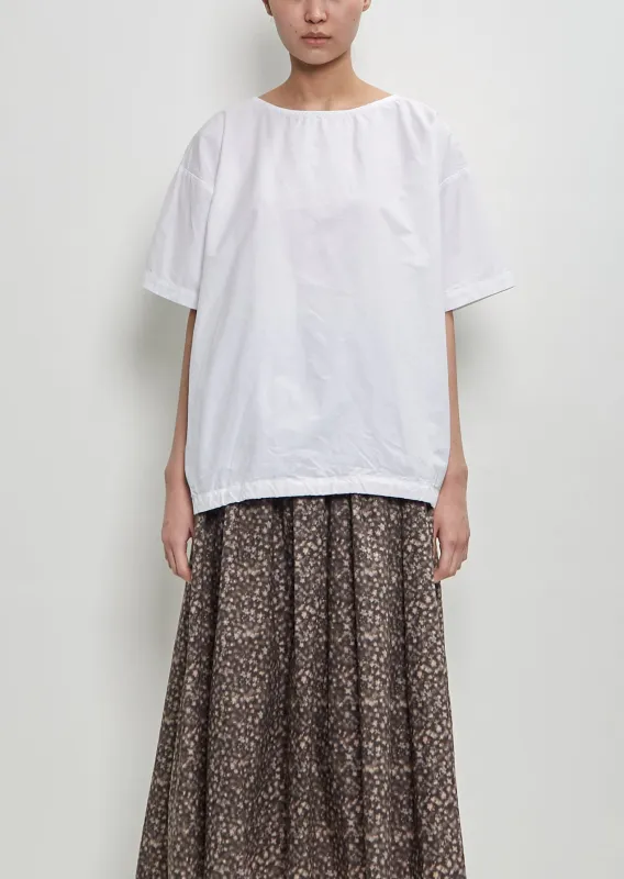 Organic Cotton Friedrich Top — White sold by La Garconne
