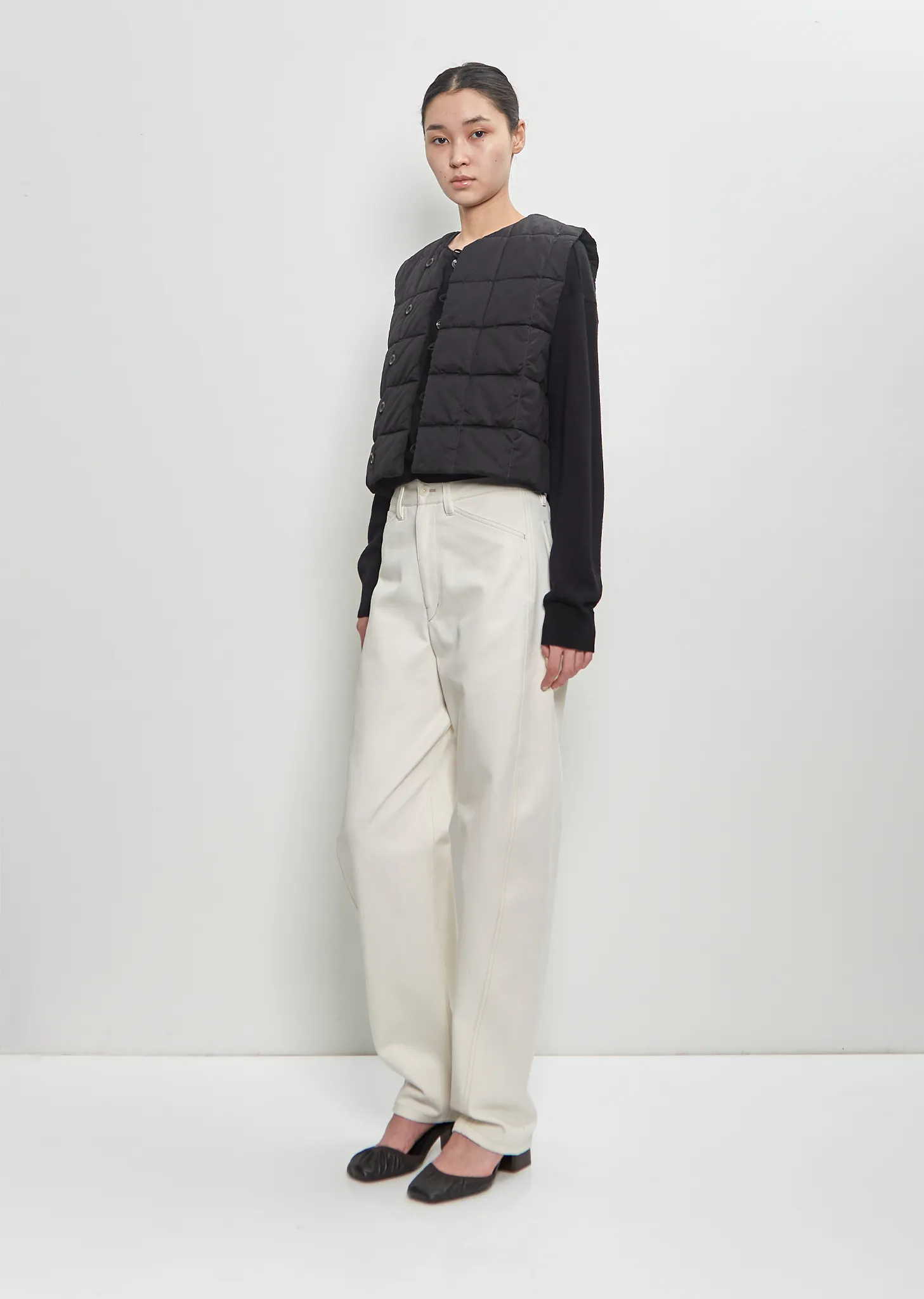 Cotton Wadded Gilet sold by La Garconne product image thumbnail 4