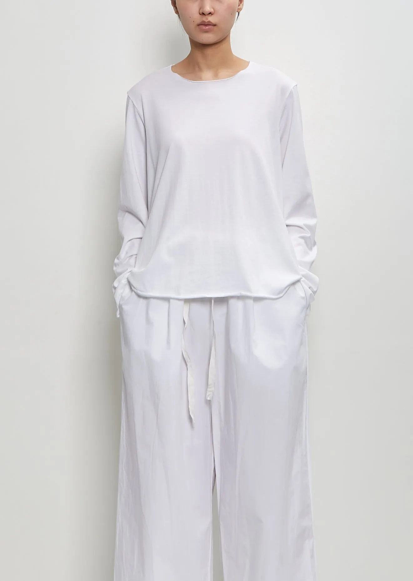 Cotton Jersey Long Sleeve Top OE sold by La Garconne