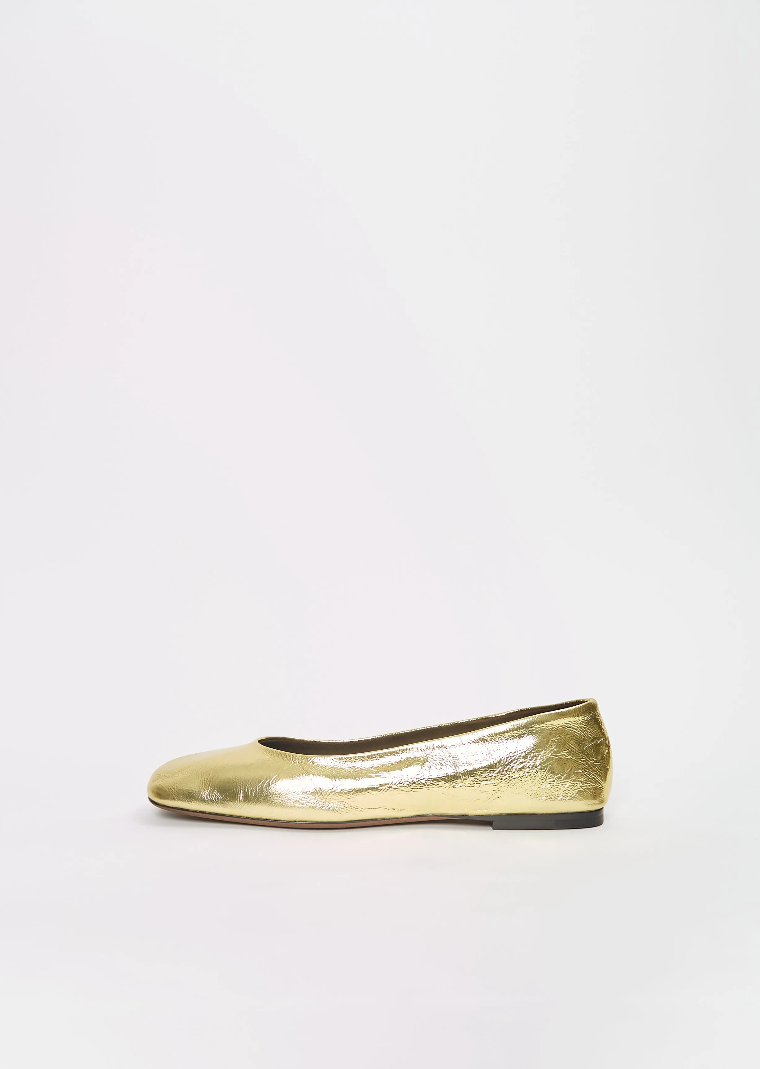 Metallic Square Ballet sold by La Garconne