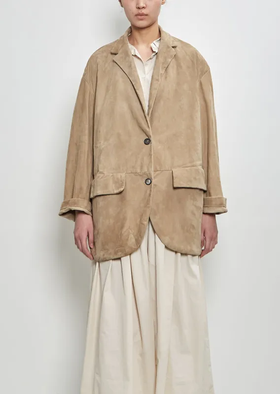 Suede Leather Bea Jacket sold by La Garconne