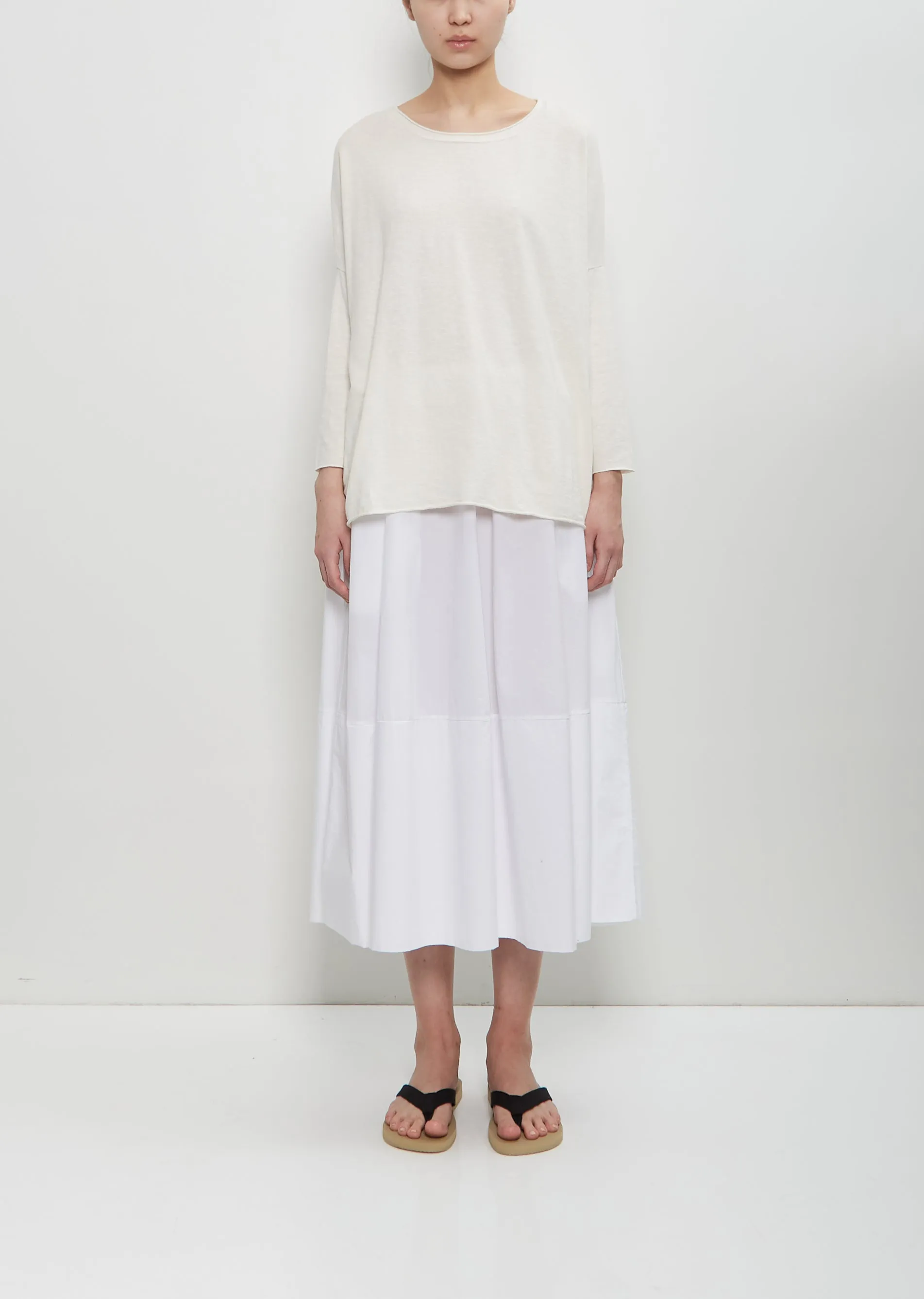 Stretch Linen Cotton Ata Tee — Gala sold by La Garconne product image thumbnail 5
